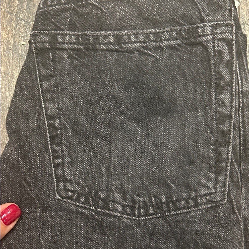 NWT ZARA THE HIGH RISE BOOTCUT IN ANTIQUE BLACK - Picture 4 of 5
